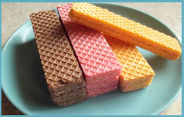professional making wafer biscuits
