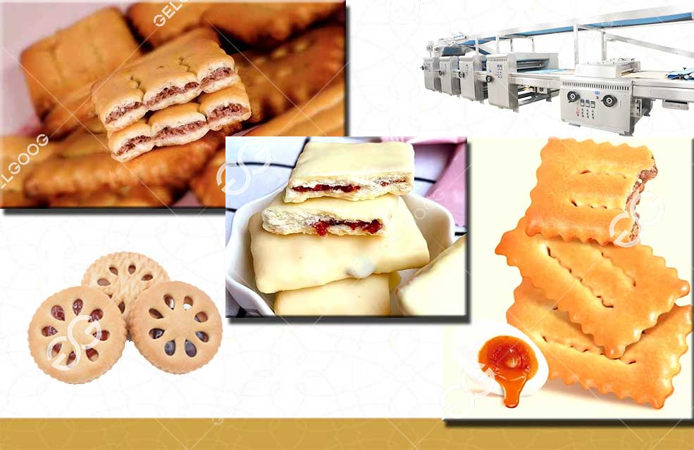 Automatic Biscuit Sandwiching Machine 