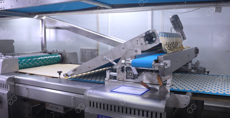 industrial cracker forming machine shaping dough